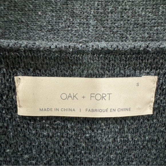 Oak + Fort Oversized Textured Cardigan - Picture 3 of 7